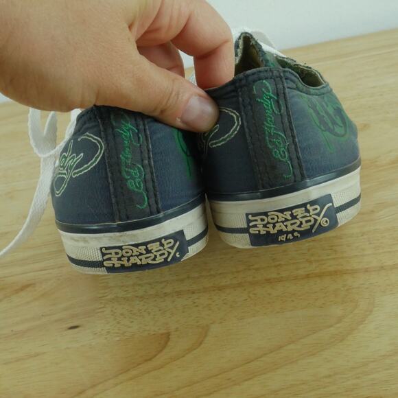 Ed Hardy Women's Size 10 Sneakers Slip On Low Rise Y2K Skull Tiger Graphic - Picture 12 of 16